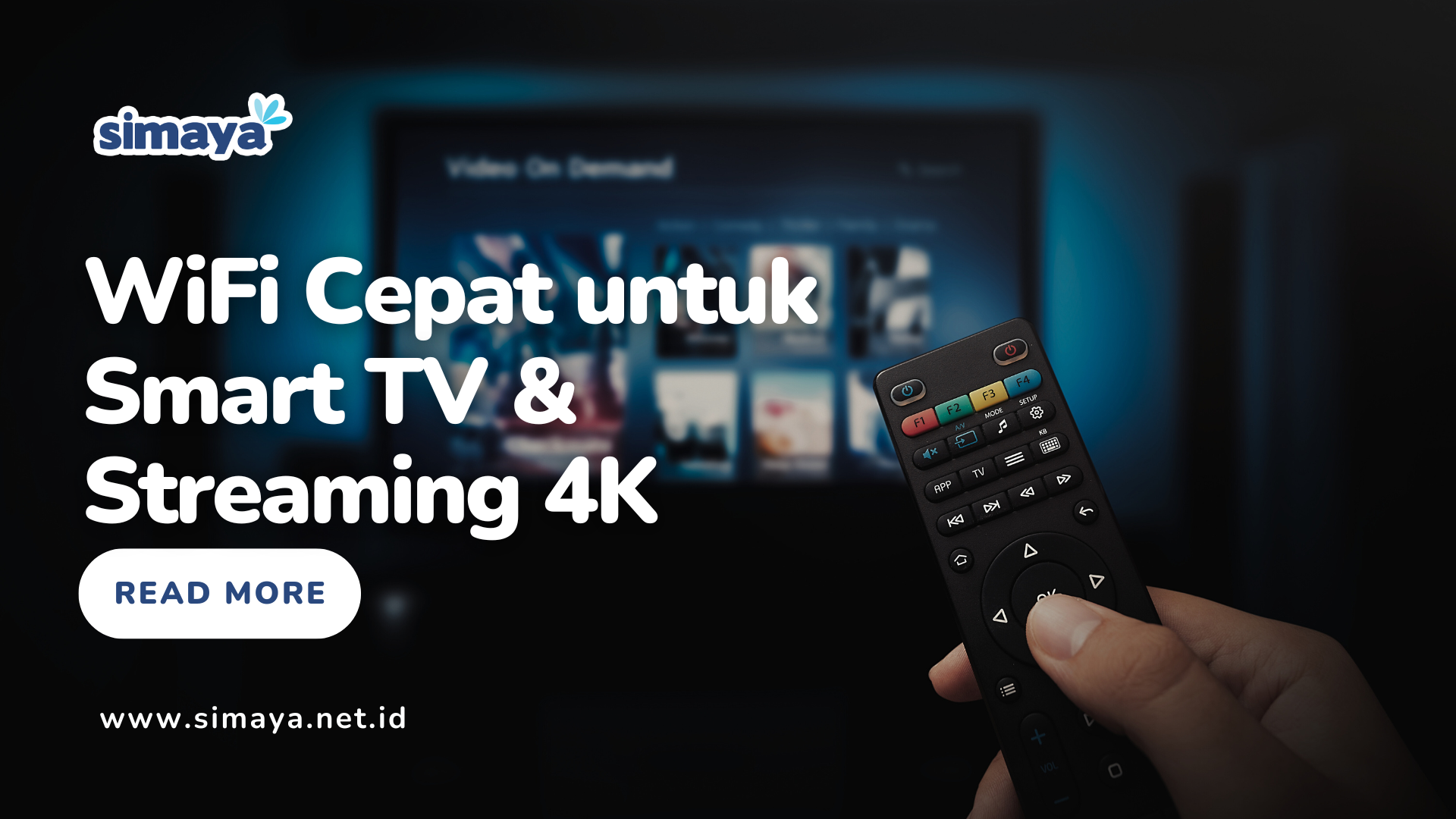 WiFi Cepat untuk Smart TV & Streaming 4K
