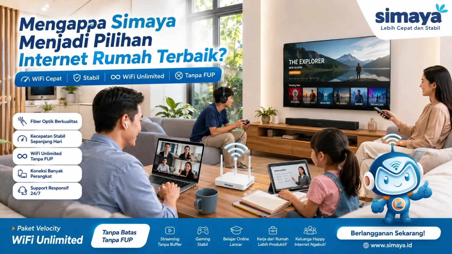 Pilihan Internet Rumah Terbaik