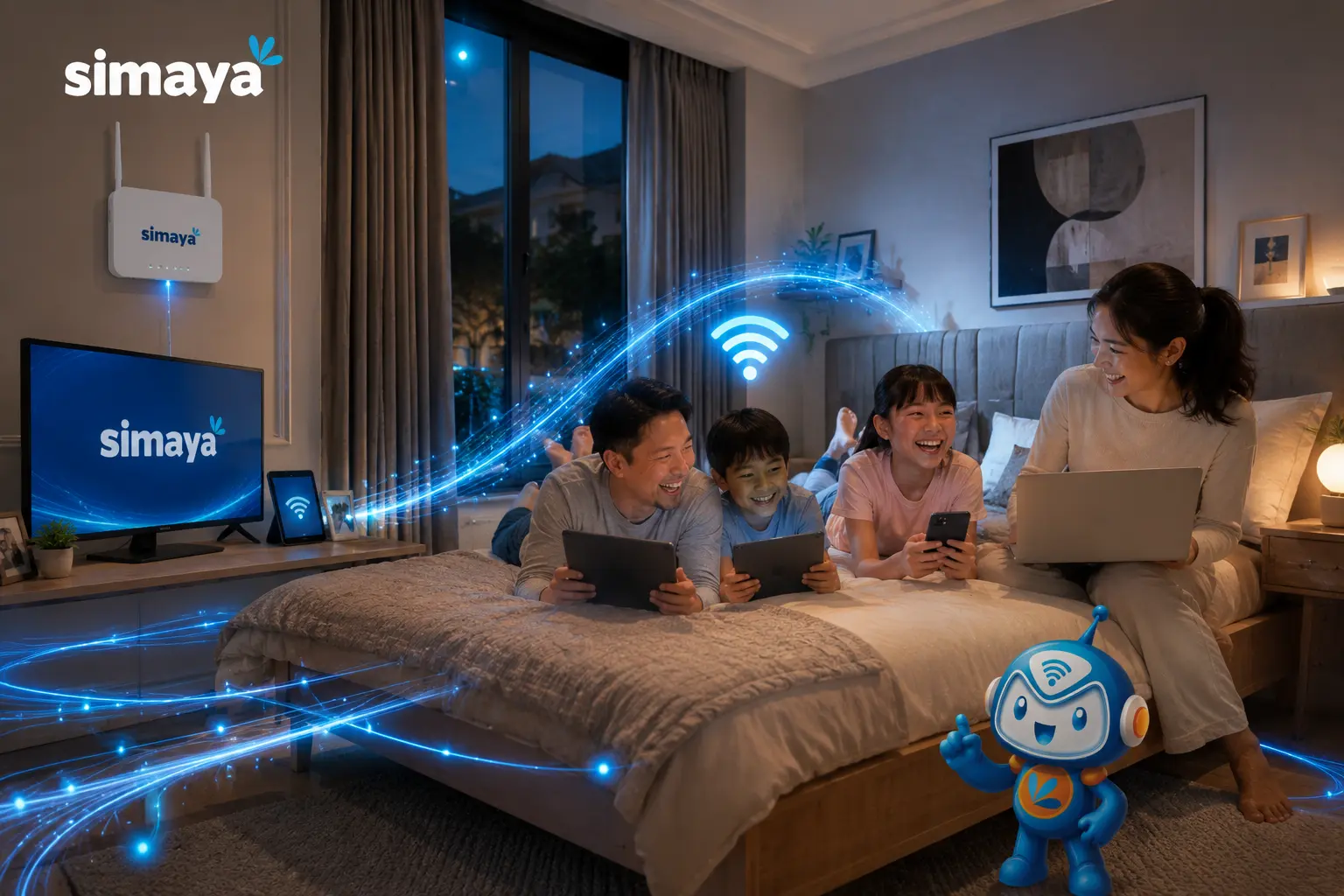 Teknologi fiber optik untuk internet rumah Bandung