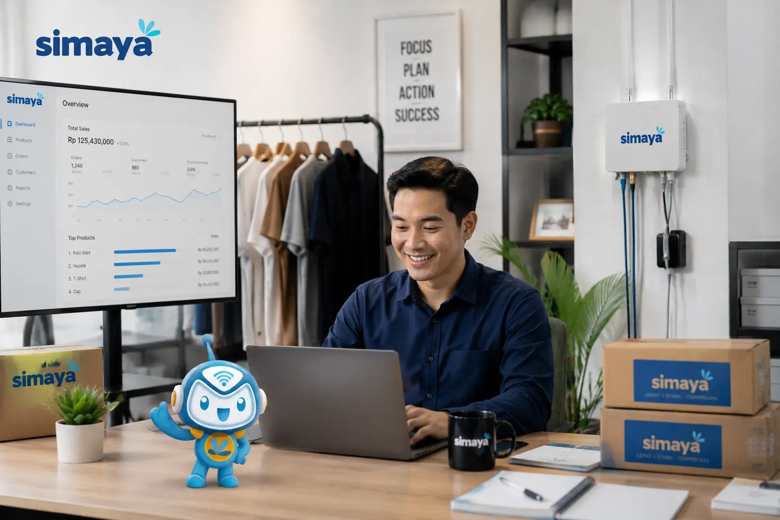 Internet bisnis untuk UMKM dan kantor di Bandung