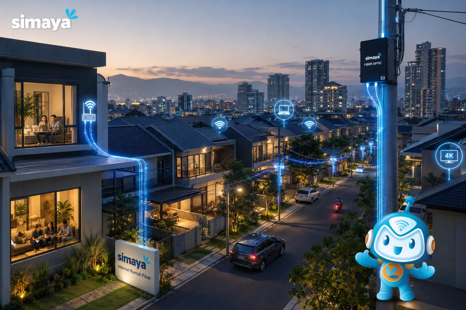 Internet rumah fiber optik Bandung