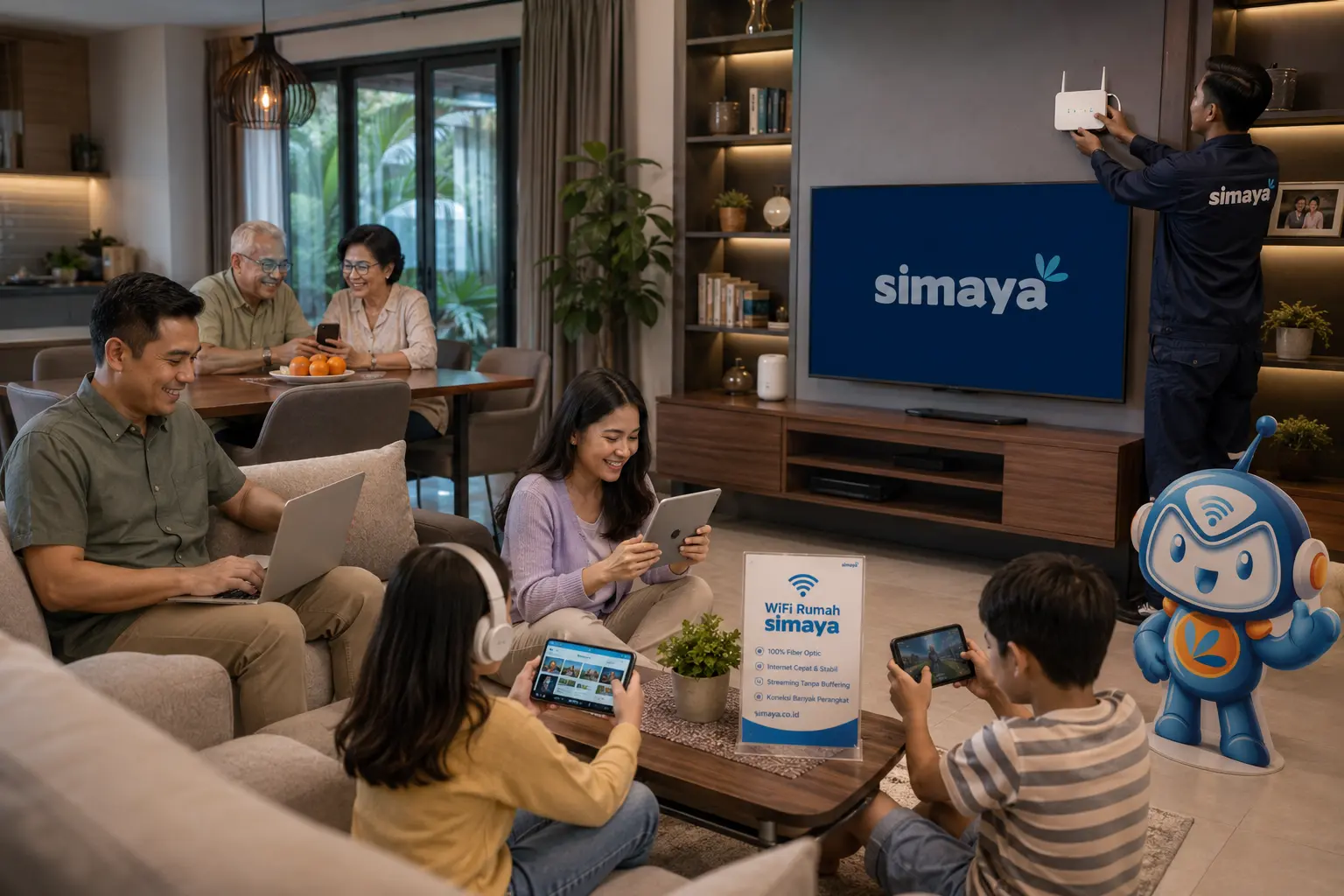 Kebutuhan internet rumah di Bandung