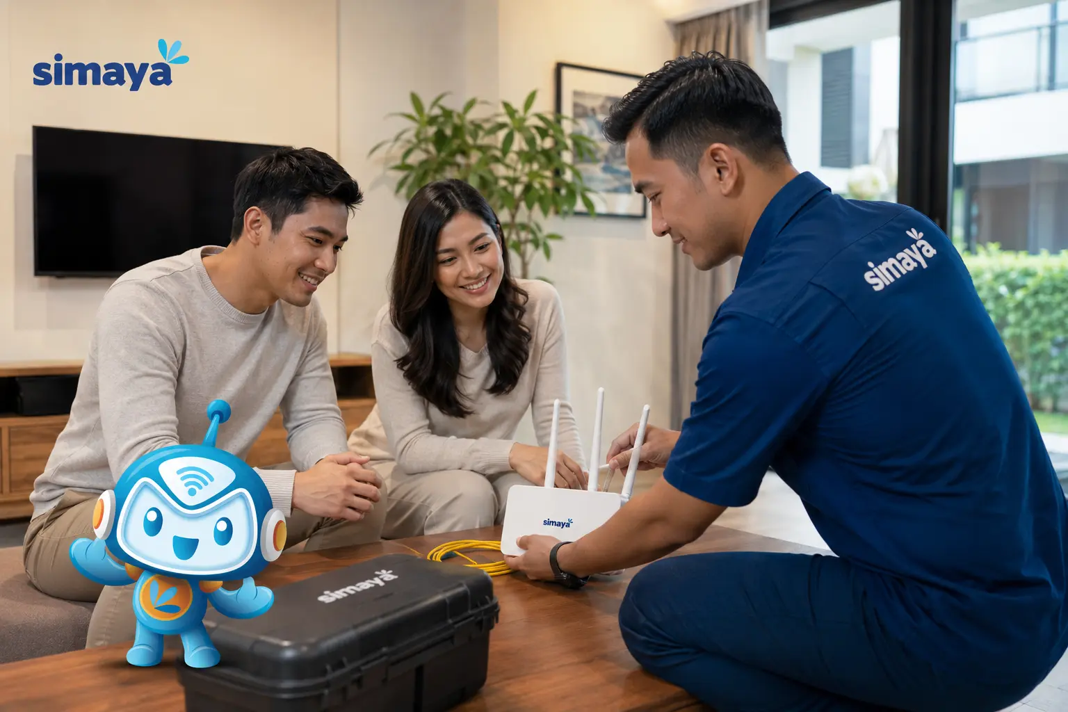 Layanan internet Simaya di Bandung