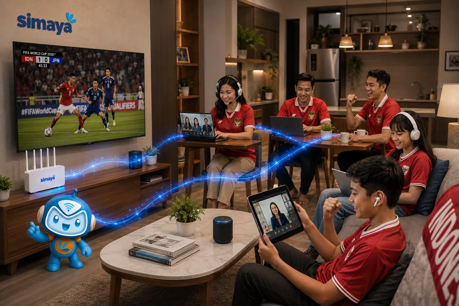 Paket Velocity Simaya dengan koneksi internet unlimited tanpa FUP