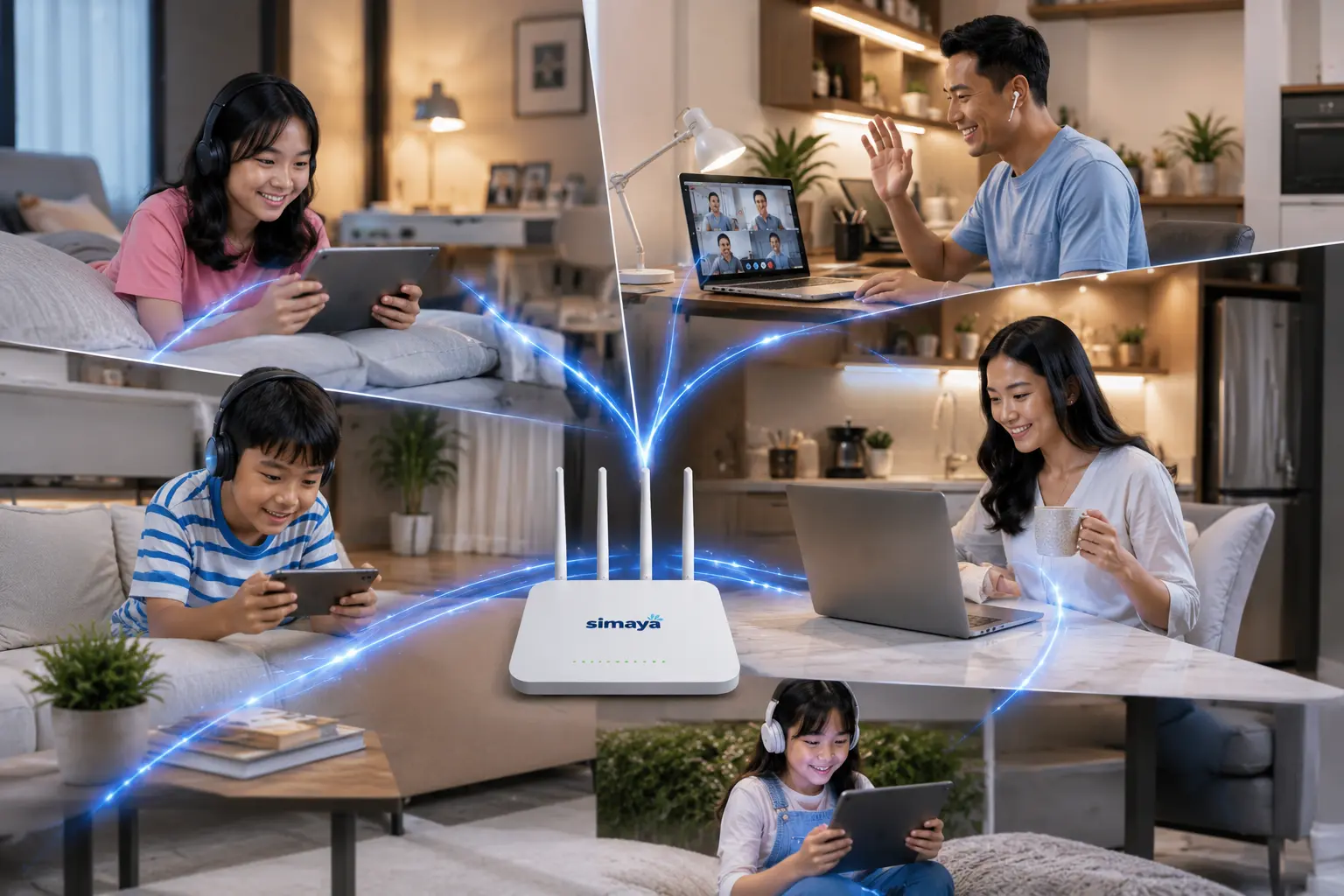 Paket Velocity Simaya dengan koneksi internet unlimited tanpa FUP