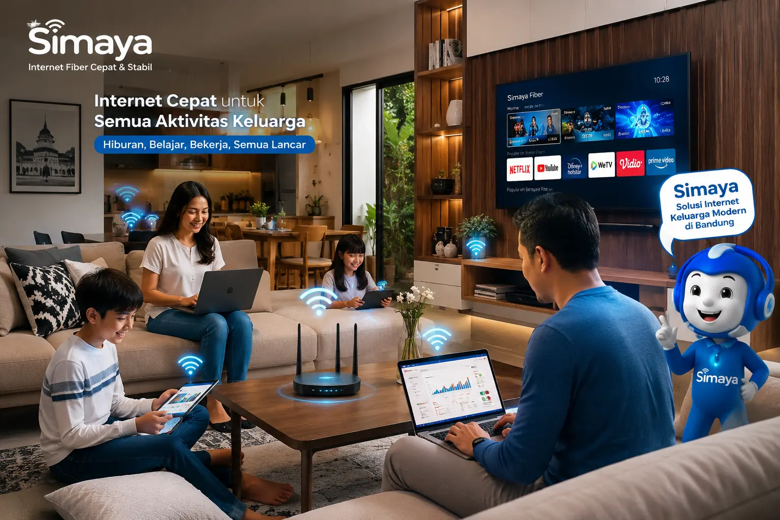 Internet rumah Bandung dari Simaya