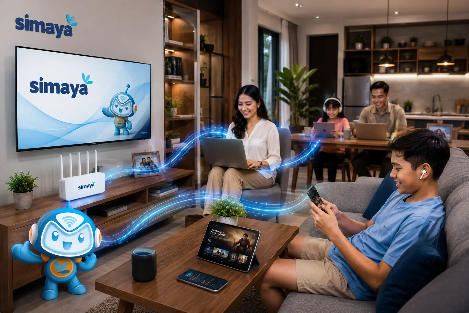 WiFi rumah stabil untuk bekerja belajar dan streaming