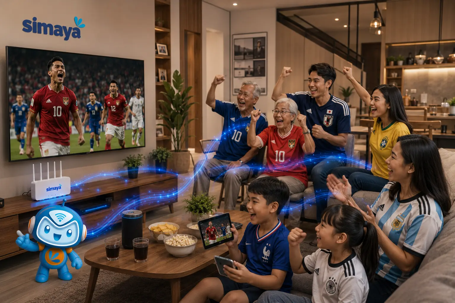 WiFi rumah stabil untuk streaming gaming dan bekerja dari rumah