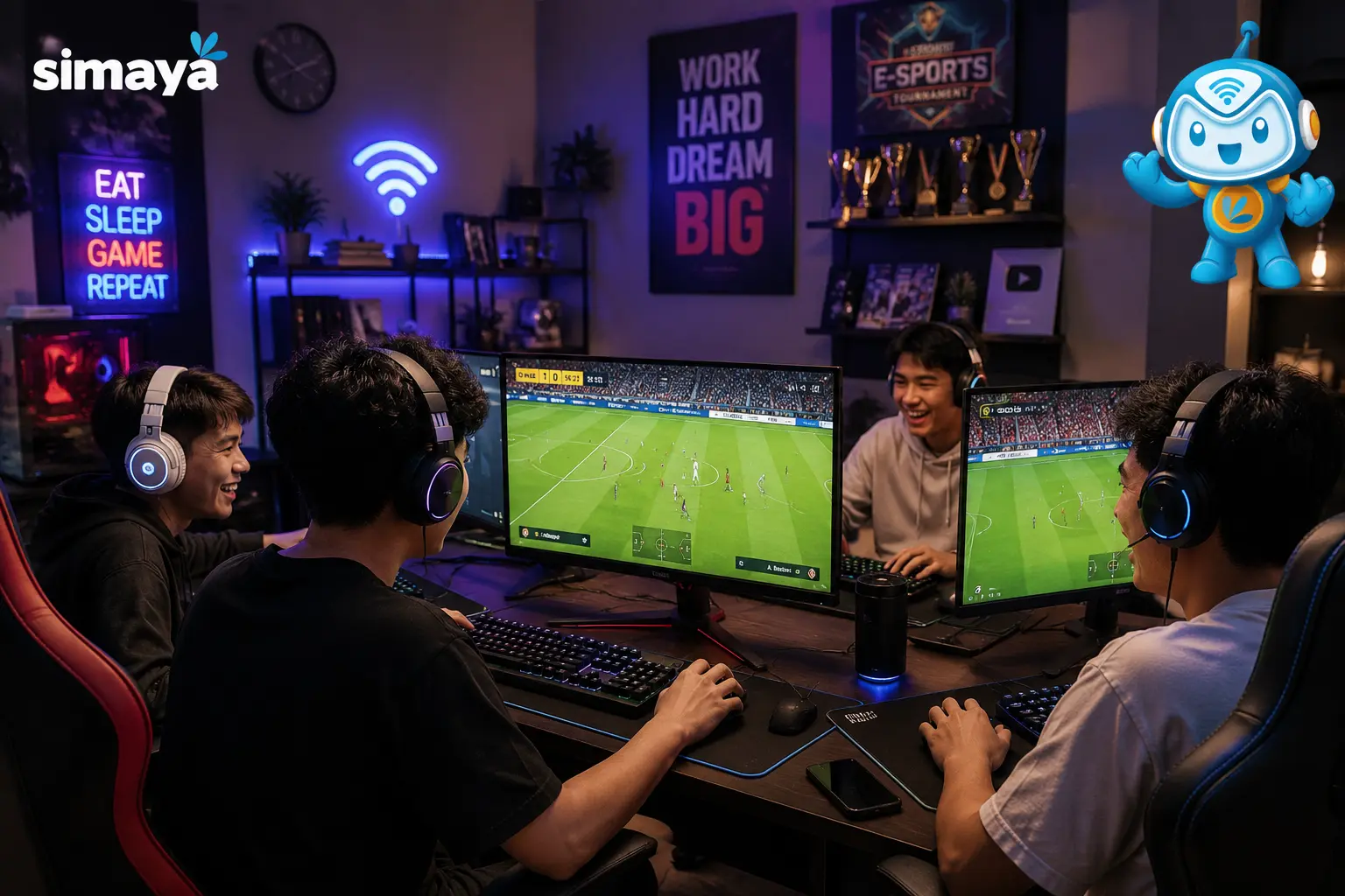 WiFi Simaya untuk pengalaman gaming online tanpa lag