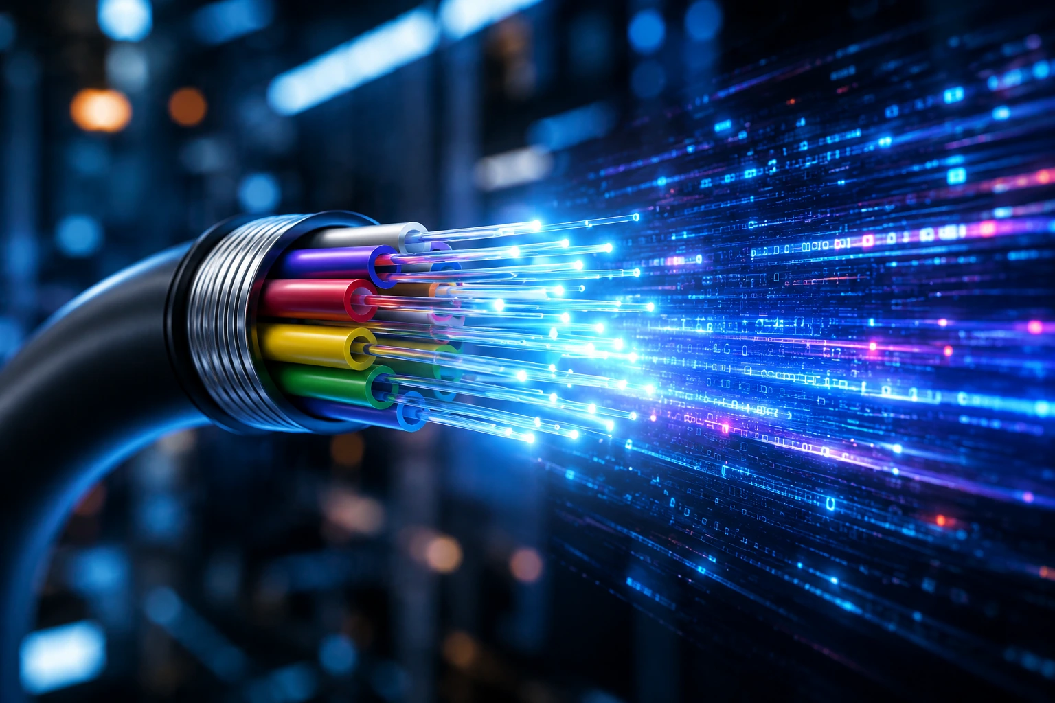 Cara kerja kabel fiber optik mengirim data menggunakan cahaya