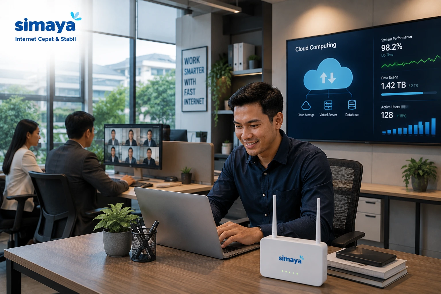 Internet fiber optik untuk kebutuhan bisnis modern