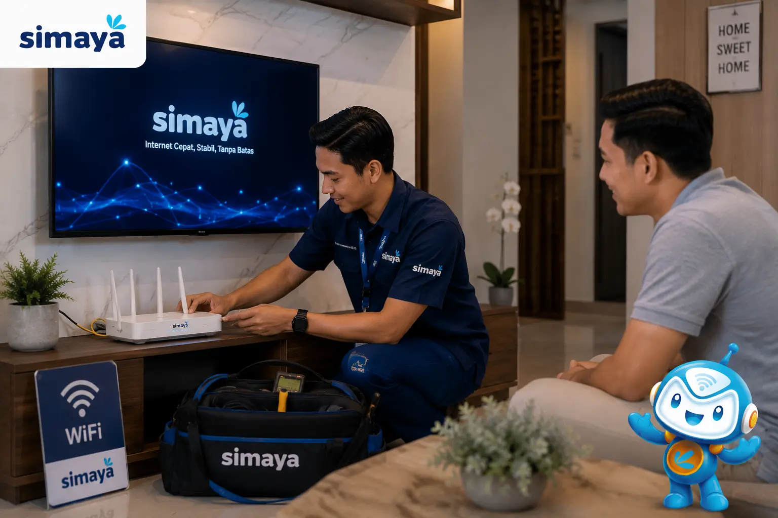 Instalasi WiFi rumah Bandung