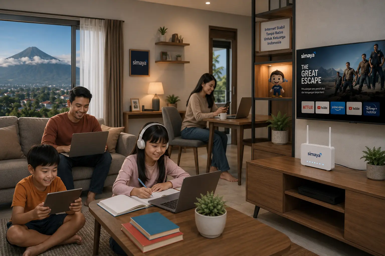 Internet rumah Simaya di Garut
