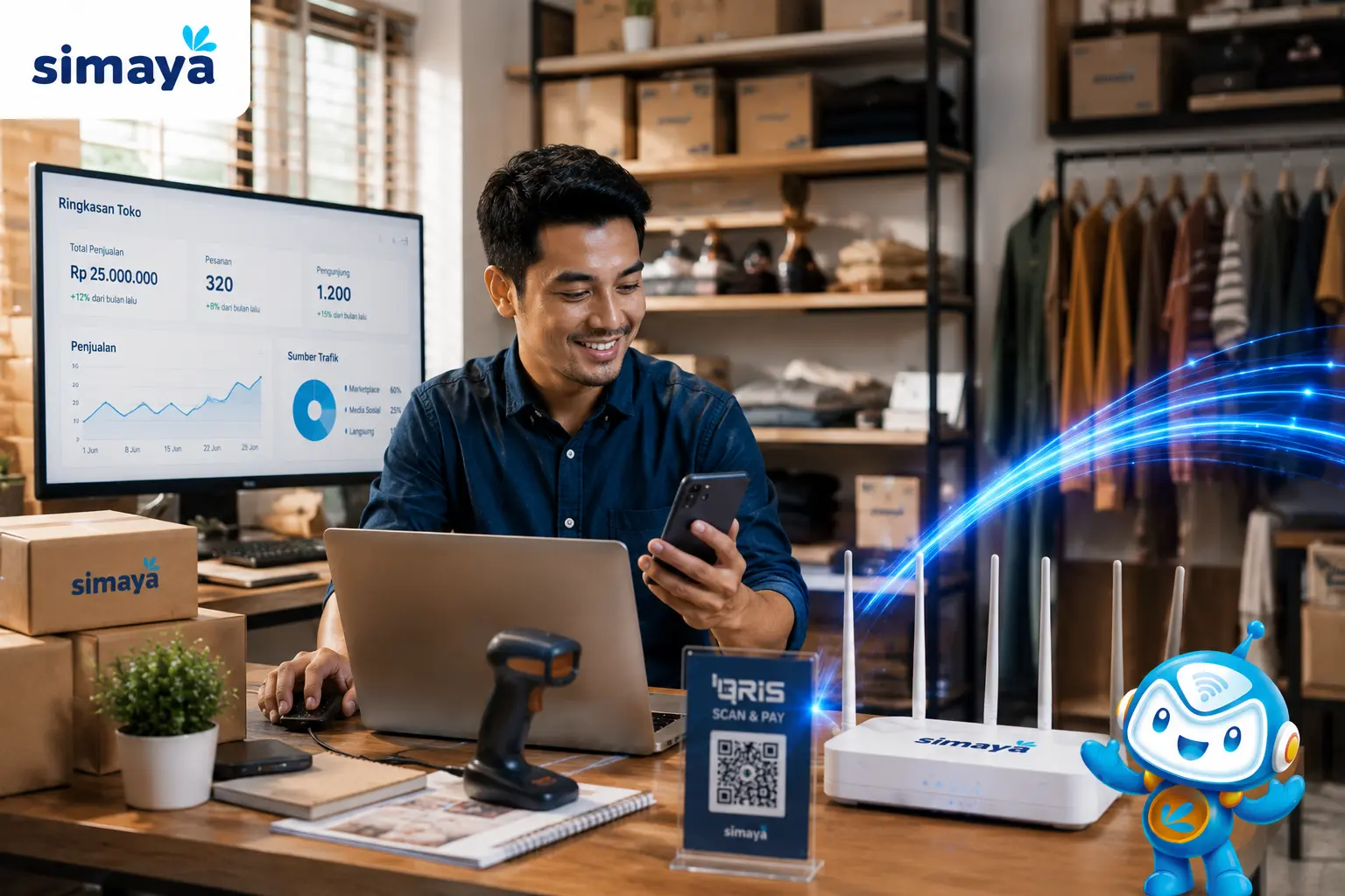 Internet stabil mendukung bisnis UMKM Bandung