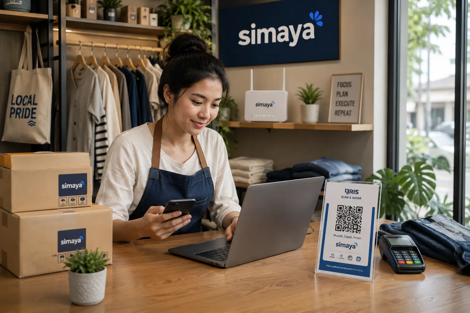 Internet fiber optic Simaya untuk UMKM di Cibiru Bandung