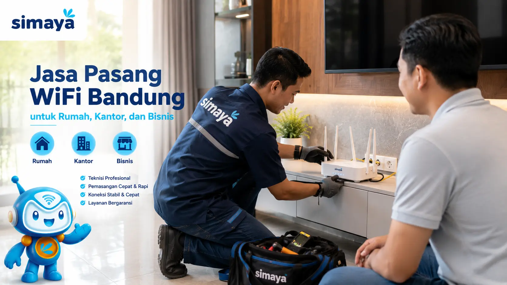 Jasa pasang WiFi Bandung