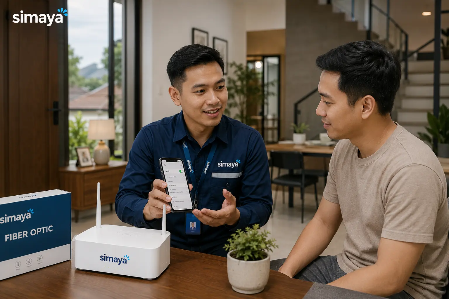 Layanan internet rumah Simaya di Soreang