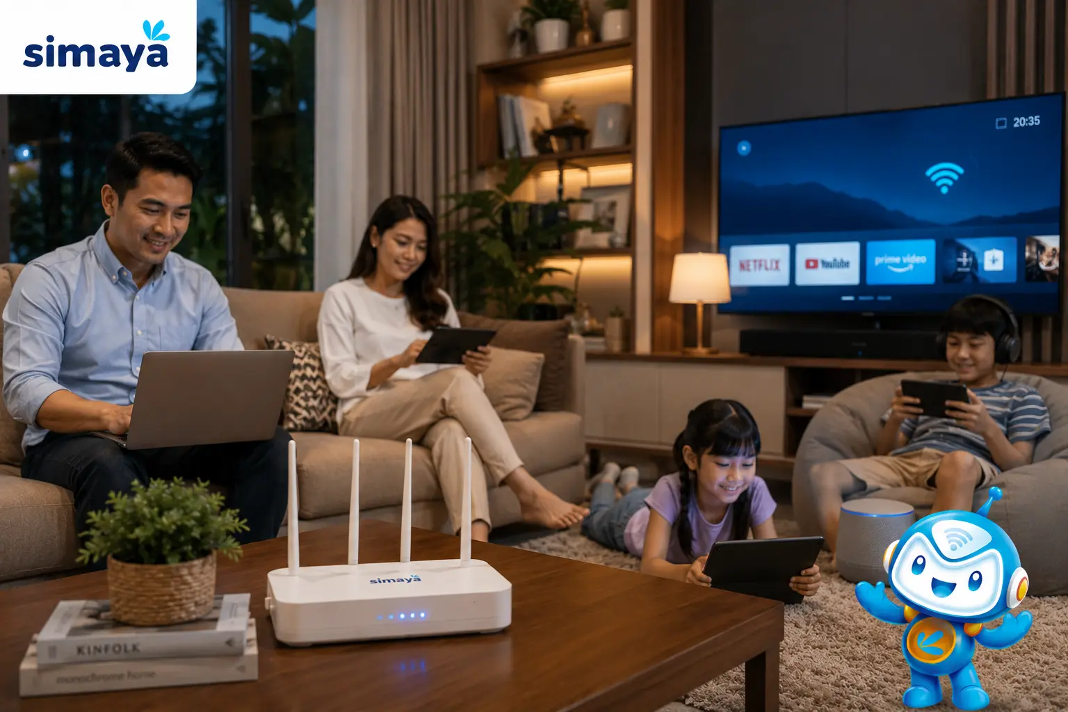 Paket WiFi rumah Bandung untuk kebutuhan keluarga modern