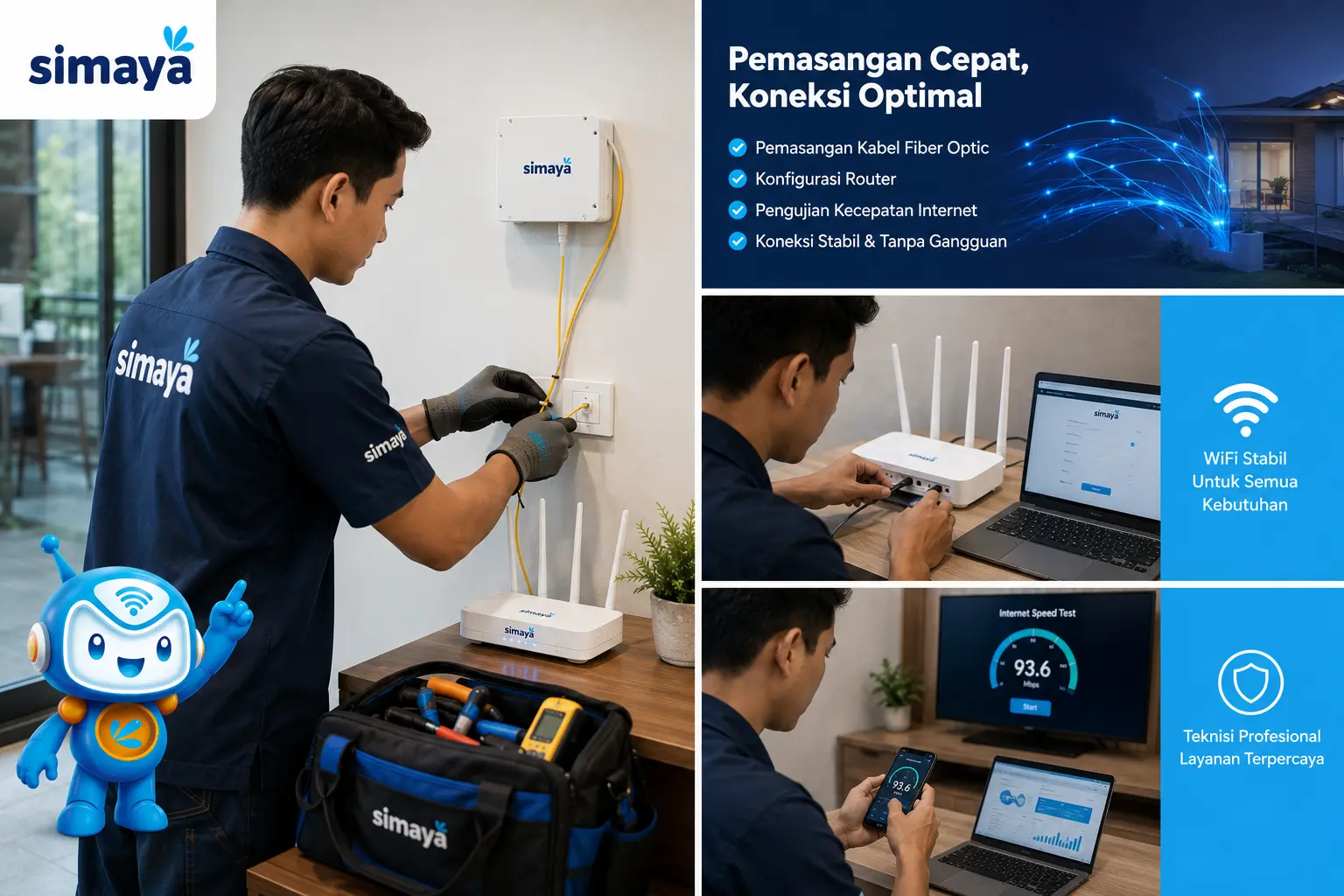 Teknisi instalasi fiber Bandung