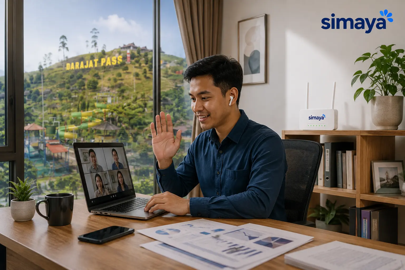 Internet rumah Garut untuk bekerja dari rumah