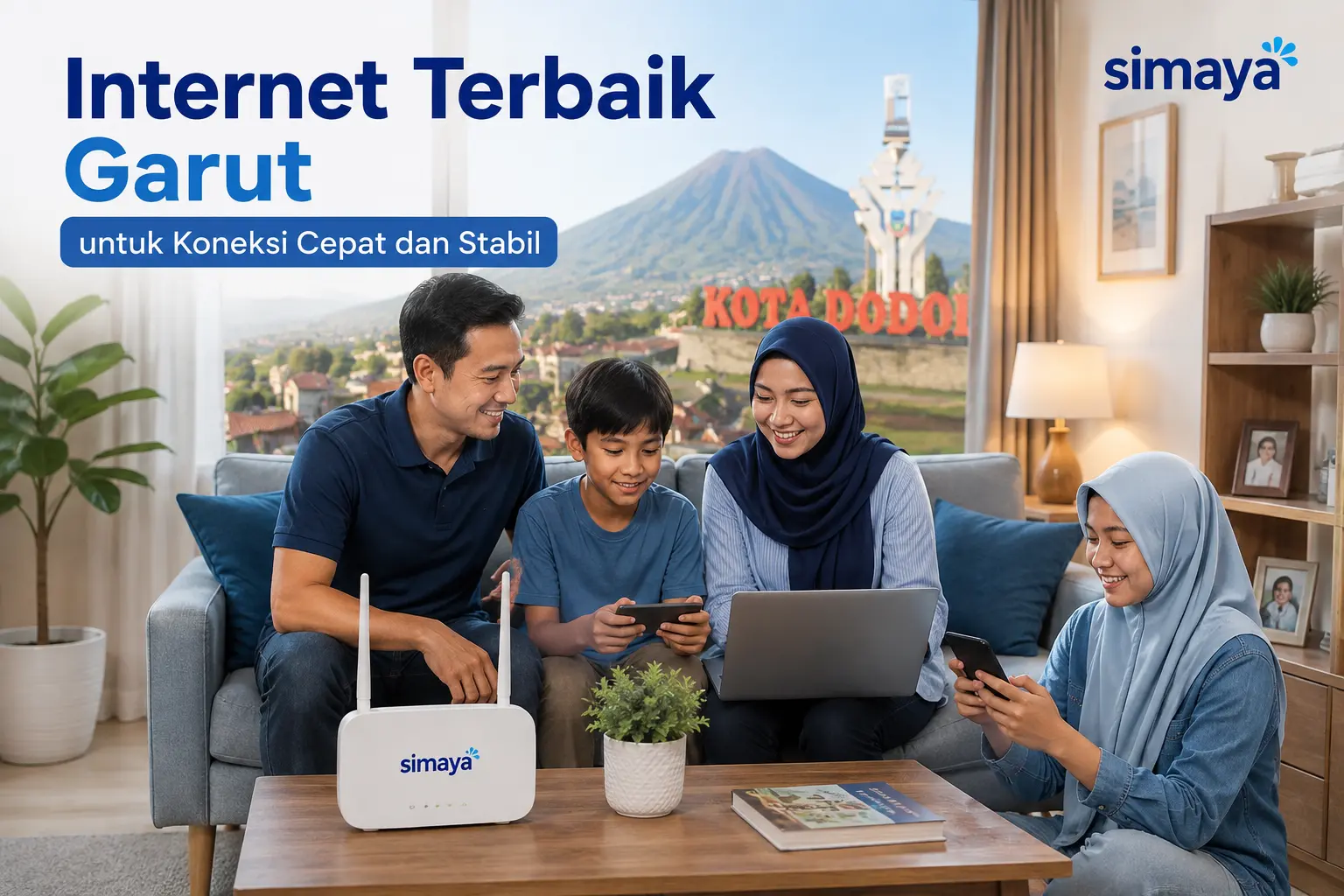 Internet terbaik Garut untuk rumah dan keluarga