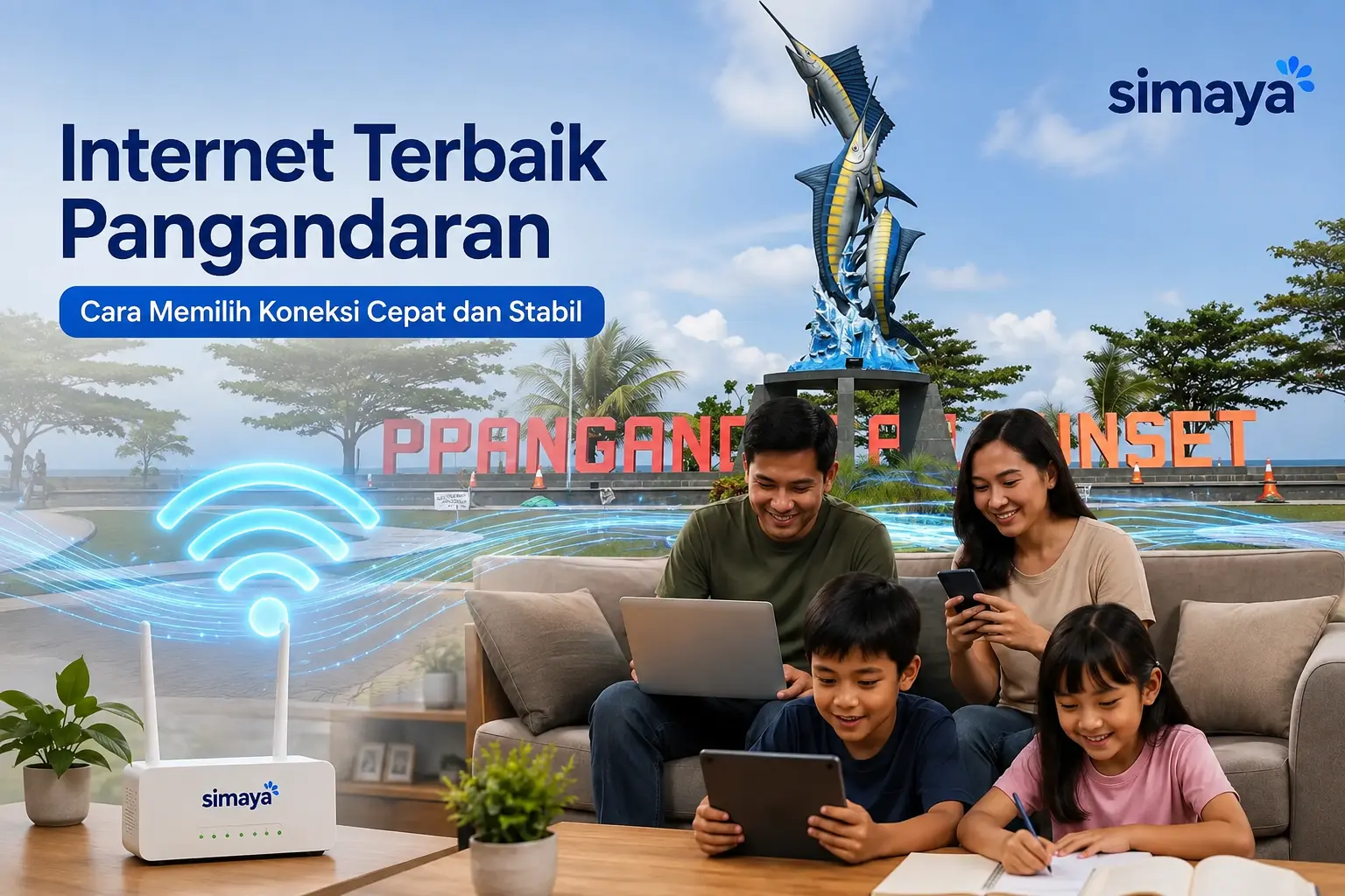 Internet terbaik Pangandaran untuk rumah dan bisnis