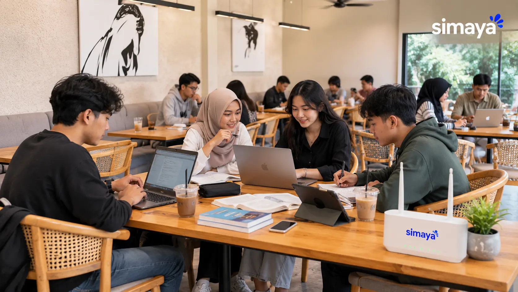 WiFi cafe untuk mahasiswa di Sumedang