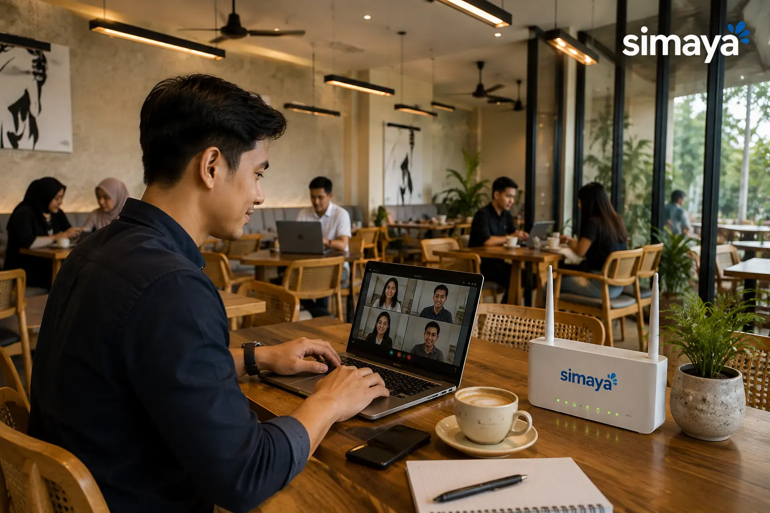 WiFi cafe Sumedang untuk pekerja remote