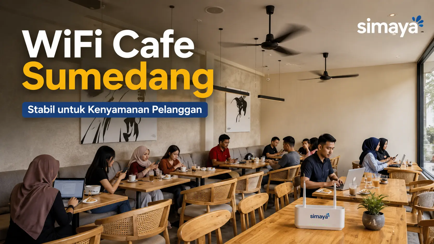 WiFi cafe Sumedang stabil untuk pelanggan