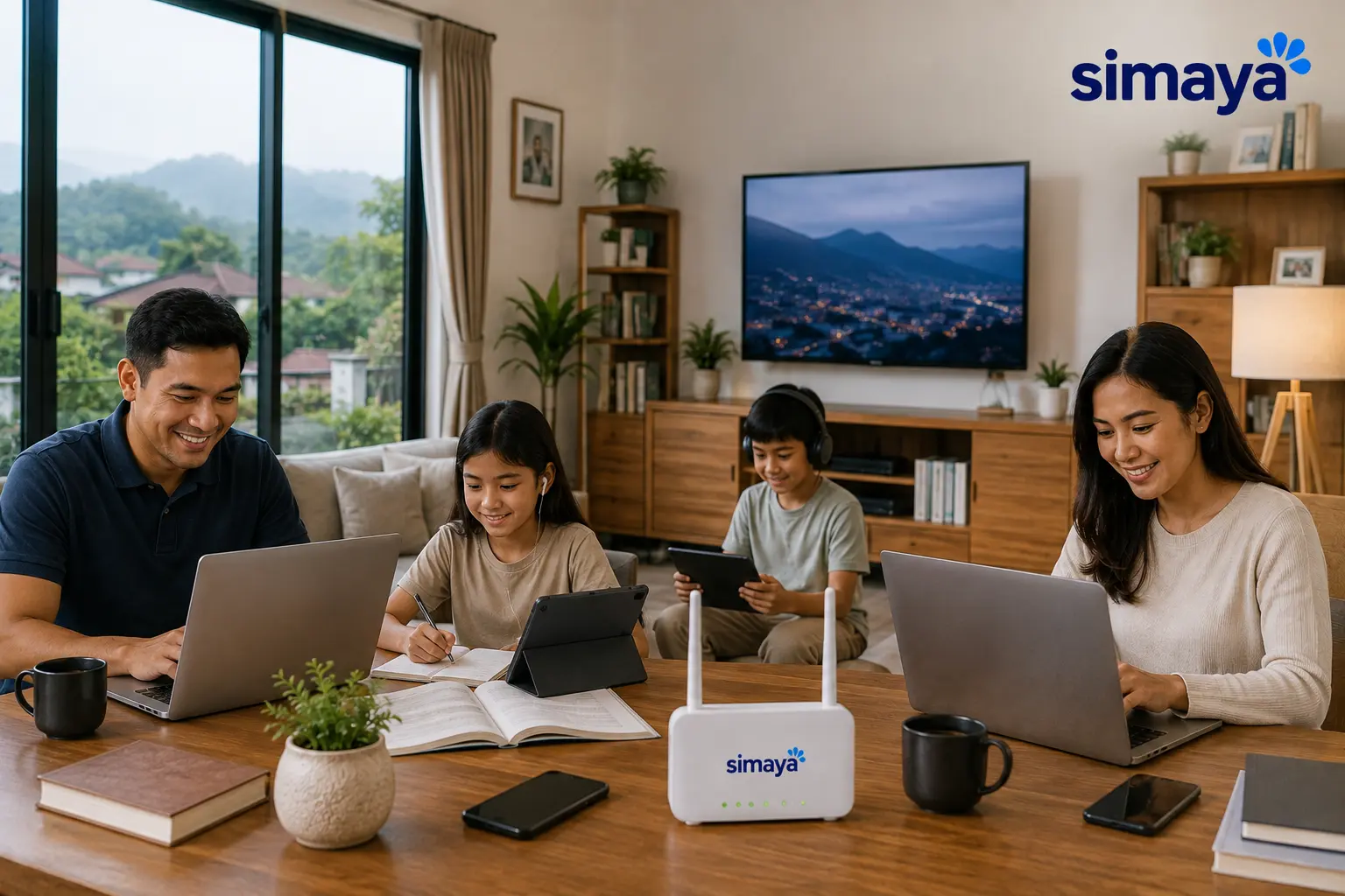 WiFi rumah Garut Kota untuk keluarga bekerja belajar dan hiburan