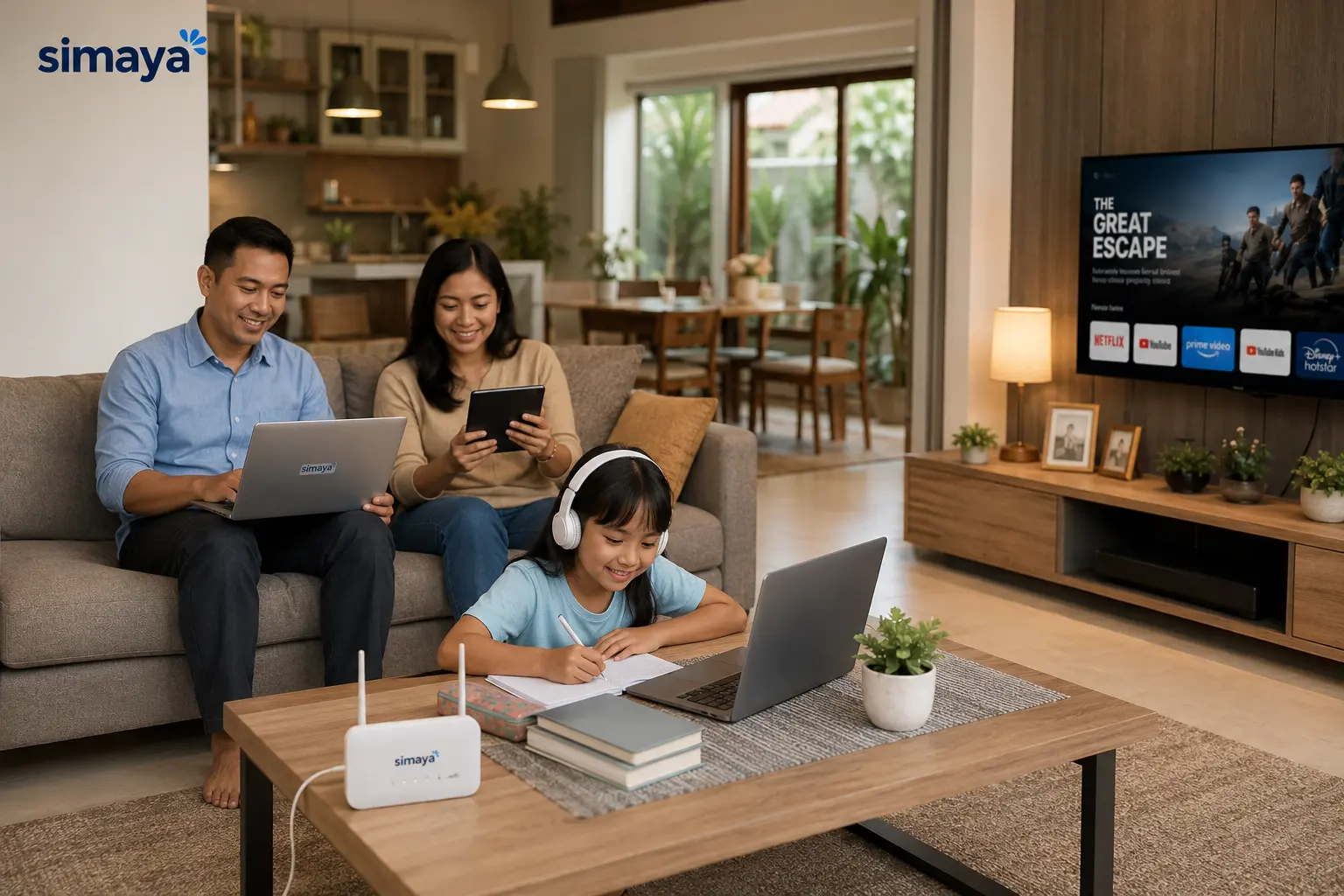 WiFi rumah cepat di Margahayu