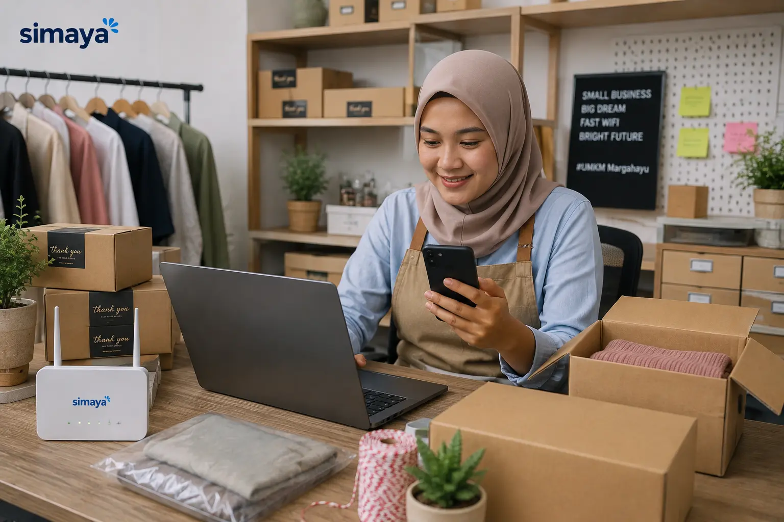 WiFi untuk UMKM di Margahayu