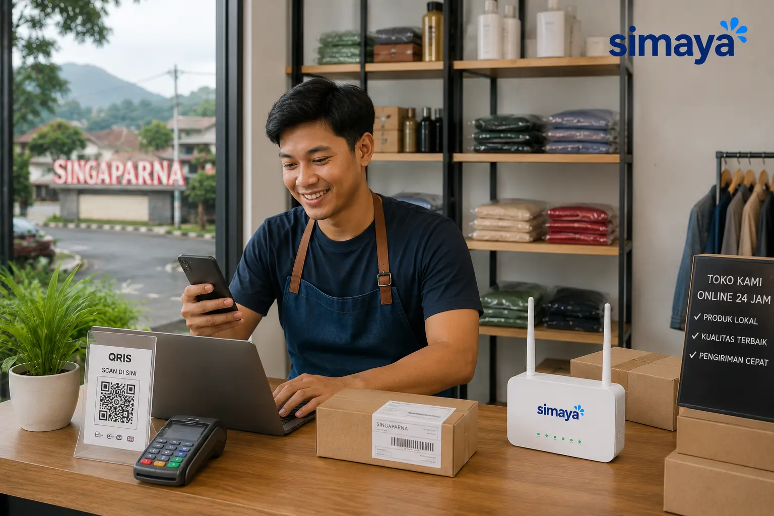 Internet Simaya untuk UMKM Singaparna