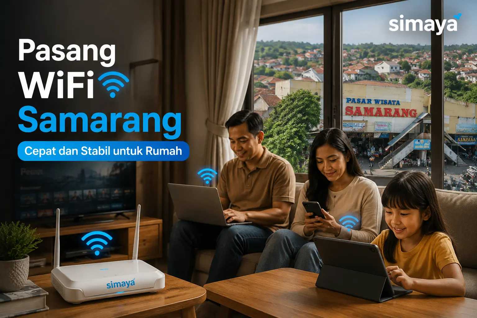 Pasang WiFi Samarang Simaya untuk internet rumah