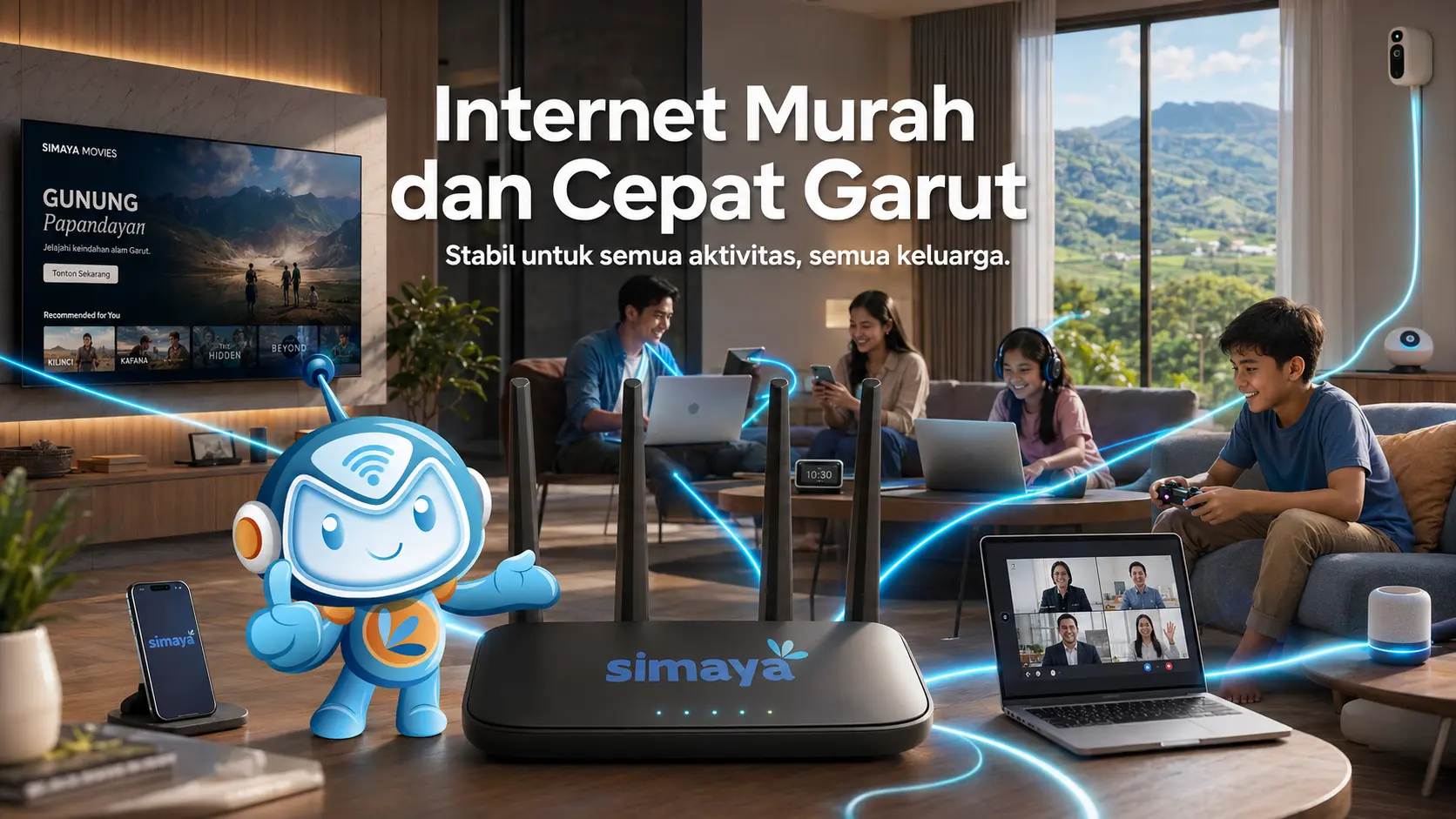 Router Simaya untuk internet murah dan cepat di Garut.