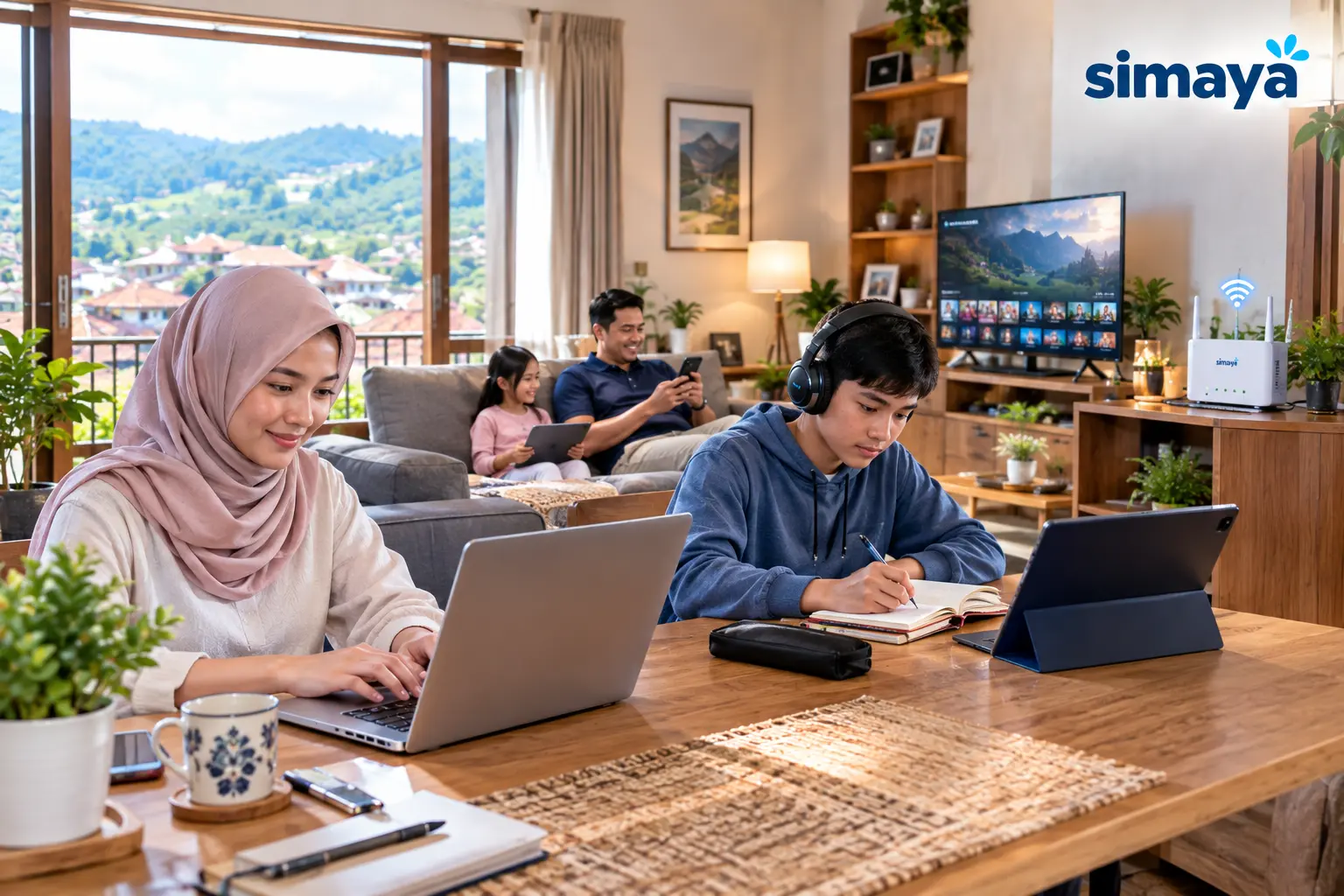 Internet cepat untuk aktivitas digital warga Tanjungsari