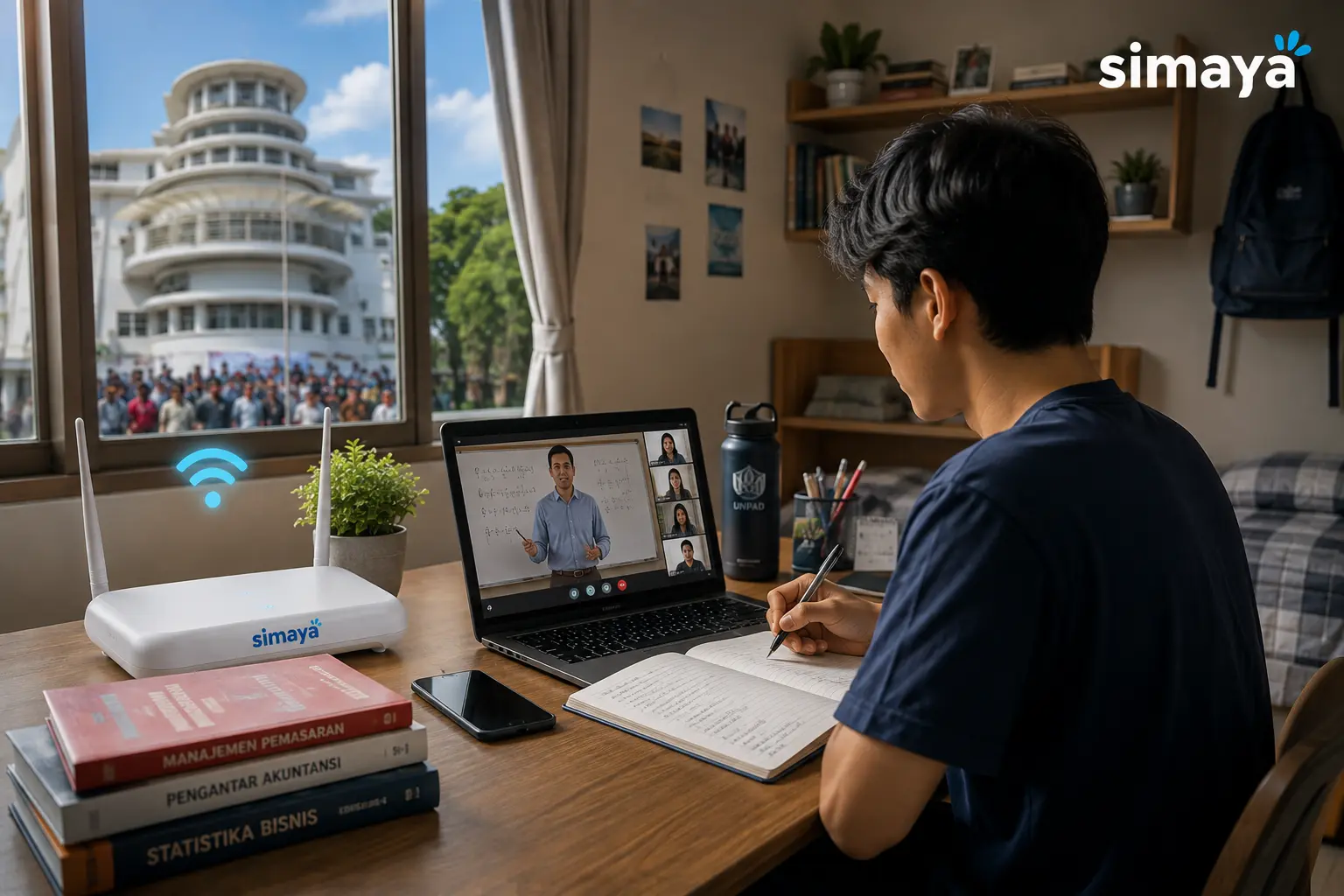 WiFi kost Jatinangor untuk mahasiswa kuliah online