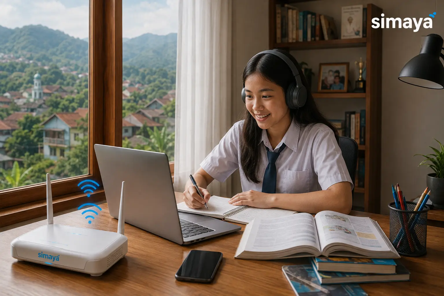 WiFi Samarang untuk belajar online