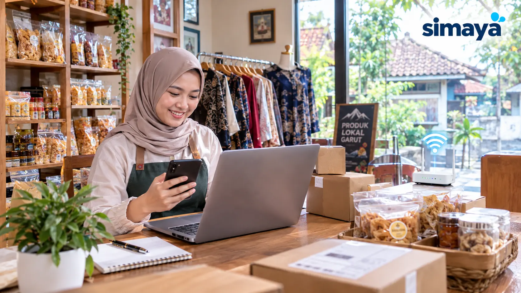 WiFi untuk UMKM Karangpawitan Garut