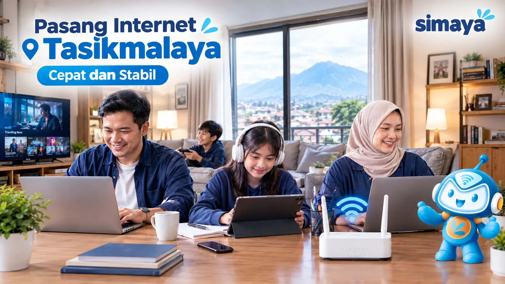 pasang internet rumah tasikmalaya stabil dan andal