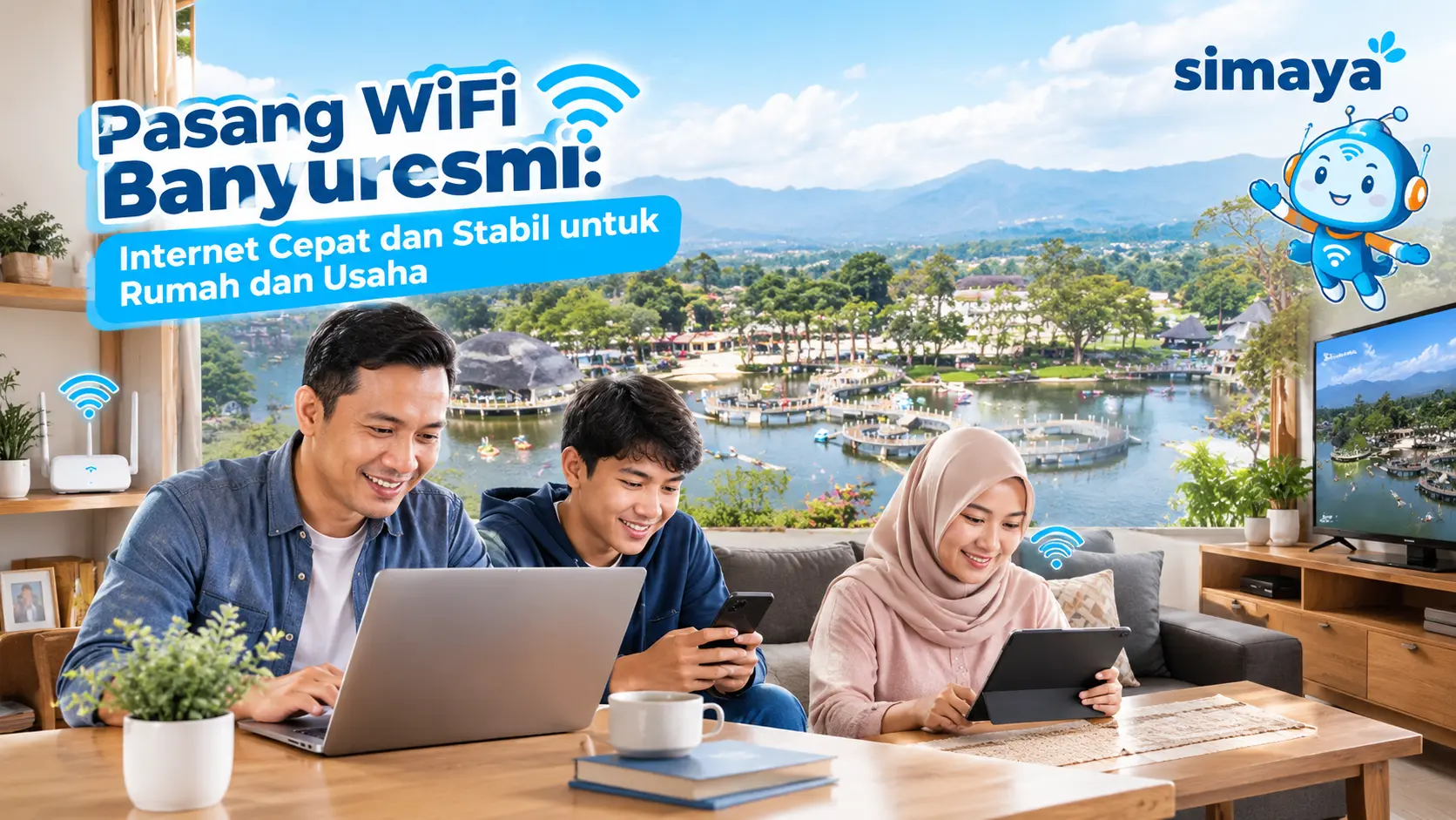 Pasang WiFi Banyuresmi Simaya untuk kebutuhan internet rumah